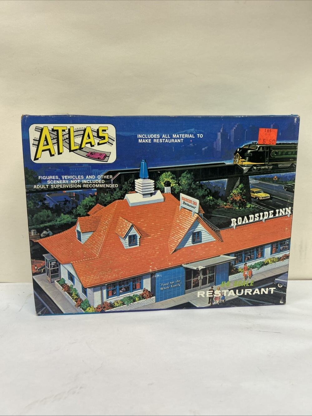 HO Scale Atlas #760 RESTAURANT KIT NEW Railroad Train Model OPEN BOX